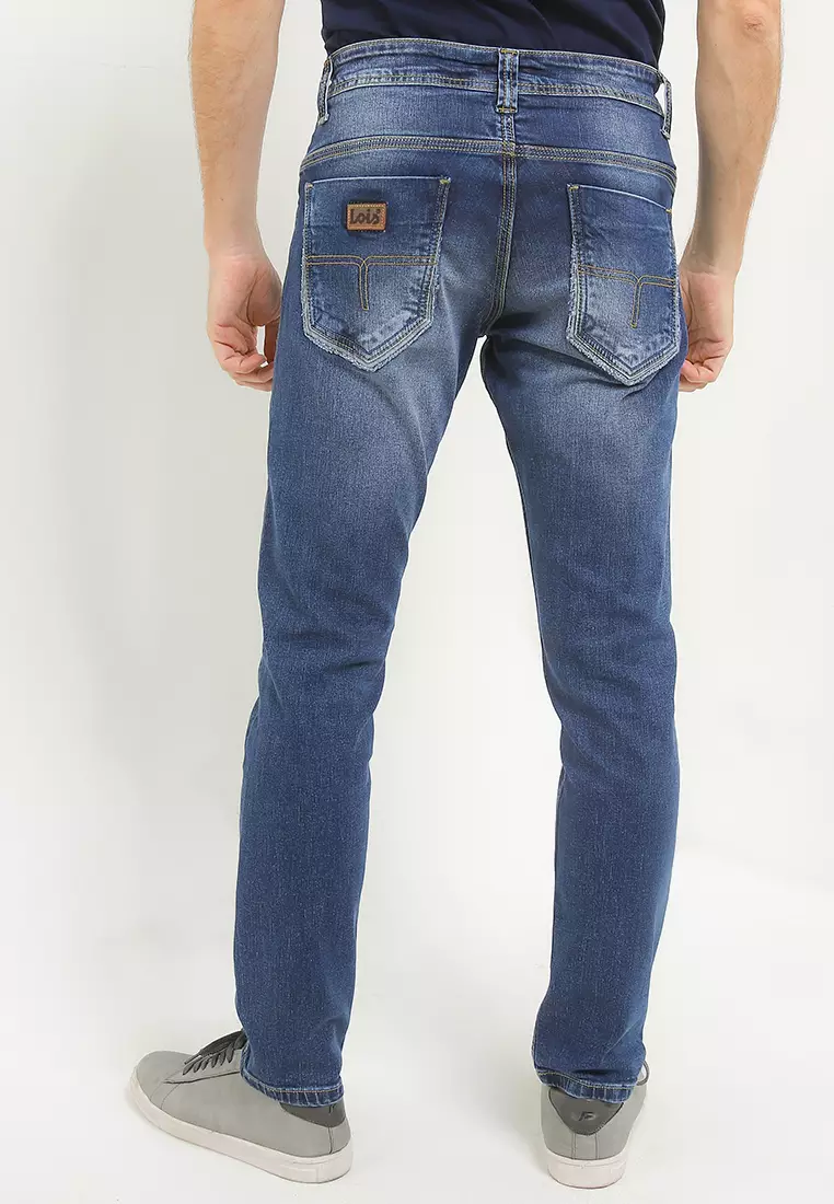 Slim Stretch Fit Denim Pants SLS104D1
