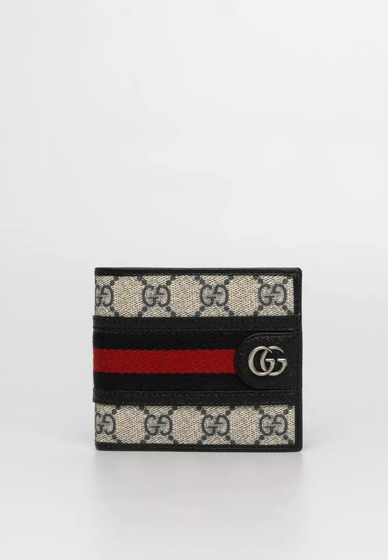 Gucci supreme 2024 canvas wallet