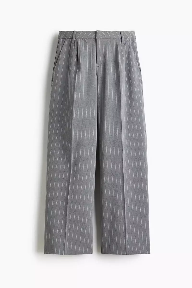 Wide tailored trousers