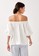 Love, Bonito white Nyota Off Shoulder Puff Sleeve Blouse 638A3AA74A7D0EGS_3