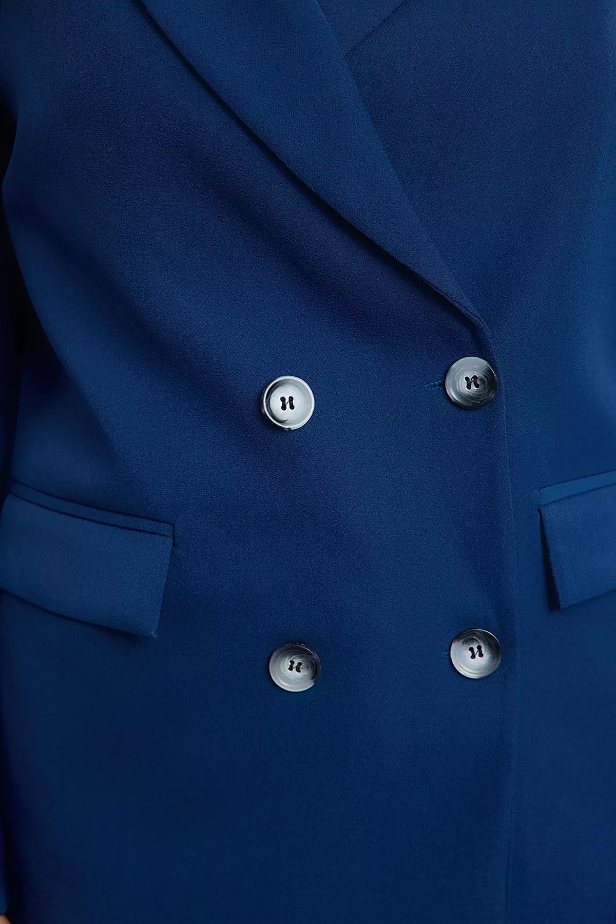 Button Detailed Blazer Jacket