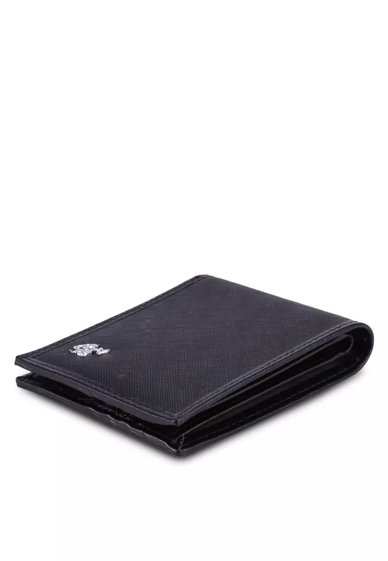 Men's RFID Blocking Bi Fold Wallet - Black