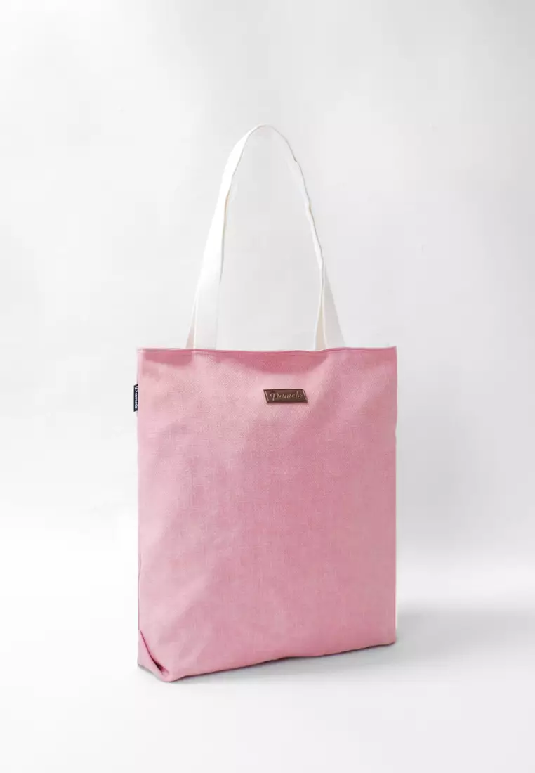 Totebag Wanita Tas Wanita Penutup Resleting Ellieja Series Peach