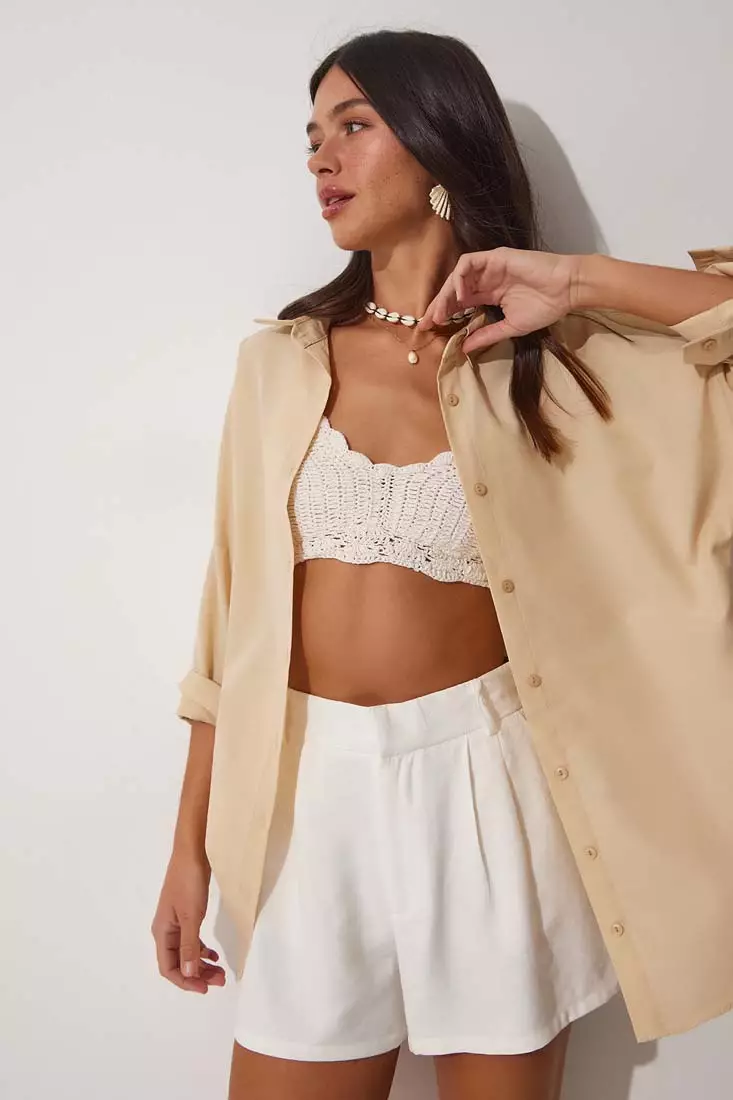 Oversize Long Basic Shirt