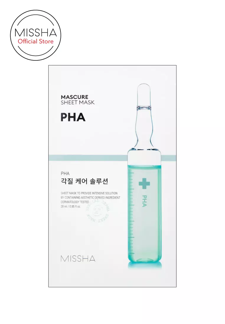 Jual Missha MISSHA MASCURE PEELING SOLUTION SHEET MASK [PHA] Original