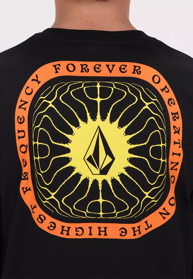 YRG FREQUENCY SHORT SLEEVE TEE BLACK