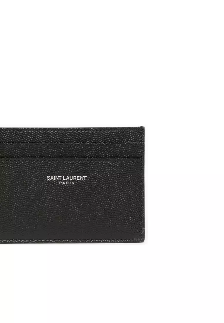 Saint laurent card online holder mens