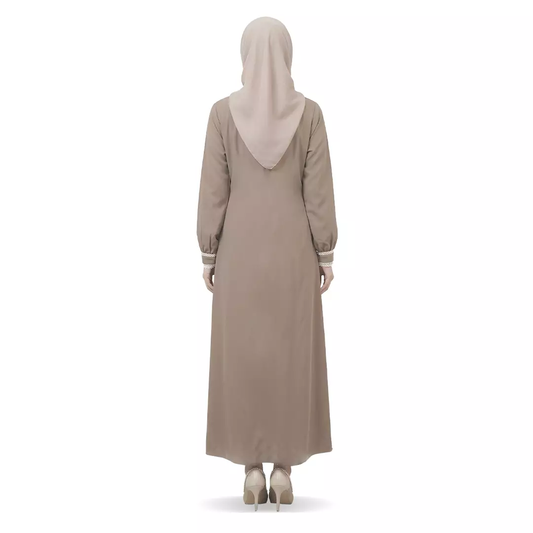 Rabbani - Gamis Lengan Panjang Dresslim Candara - Sand
