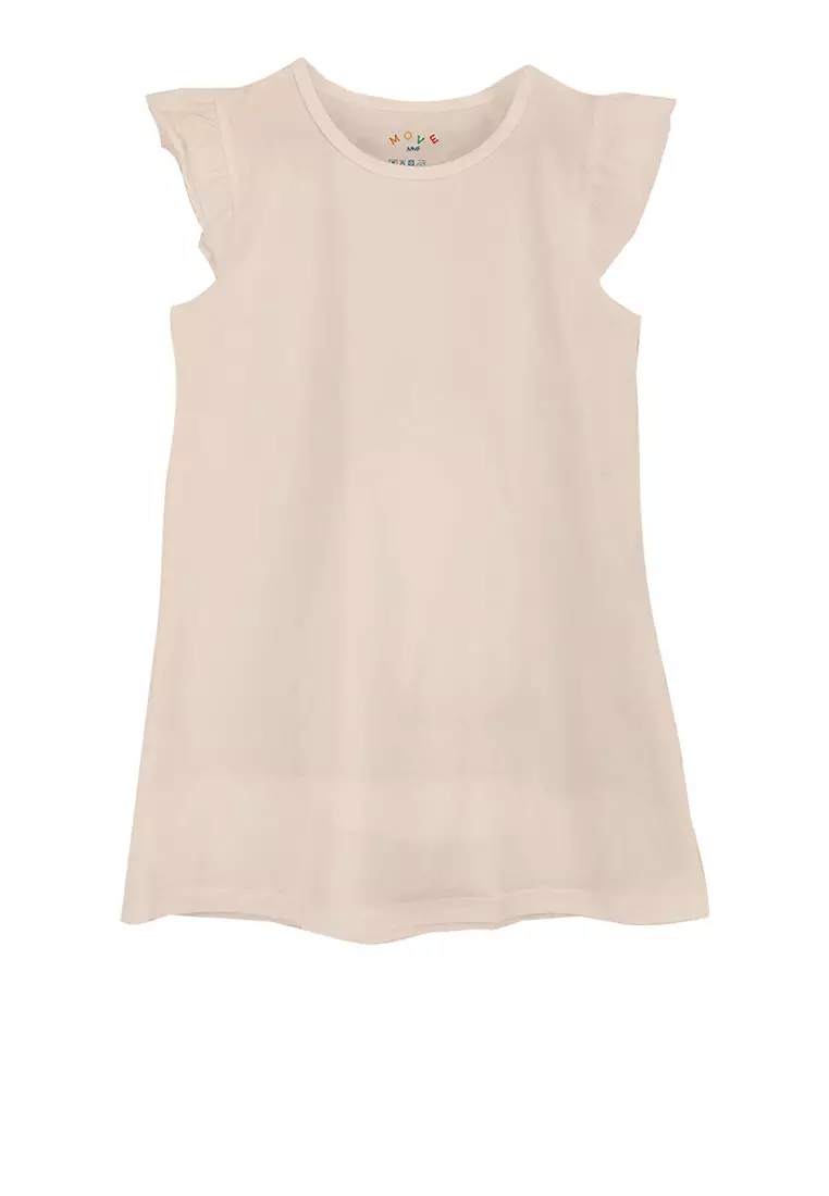 MMF Move Three-Pack Dress with Ruffle Sleeves For Girls