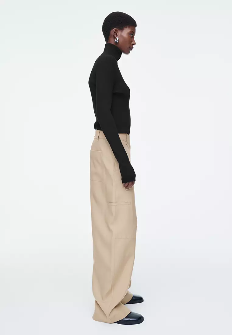 Buy COS Barrel-Leg Utility Trousers 2025 Online | ZALORA