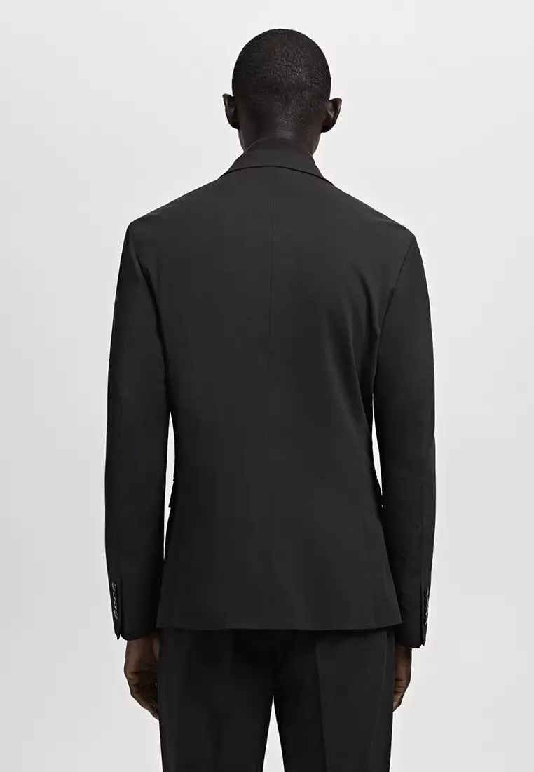 Super Slim-Fit Suit Jacket In Stretch Fabric
