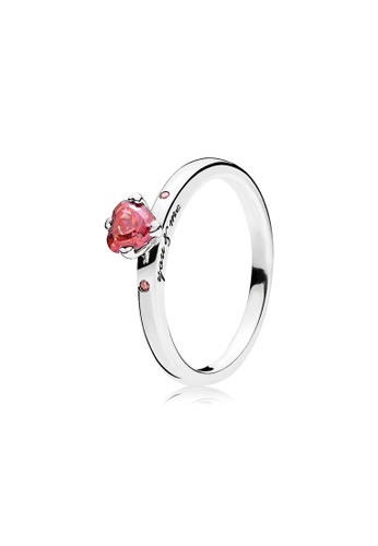 Buy Pandora Heart Silver Ring With Red Fancy Pink And Fancy Fuchsia Pink Cubic Zirconia Online Zalora Malaysia
