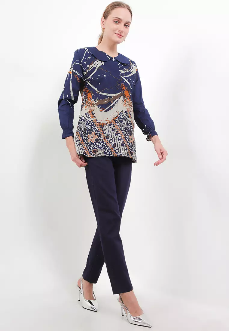Dixie Blouse Batik Exclusive Premium Wanita Casual Modern