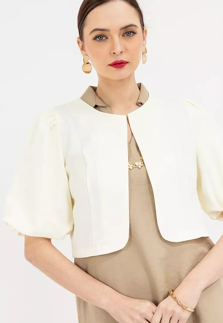 DALTON Bubble Sleeves Bolero