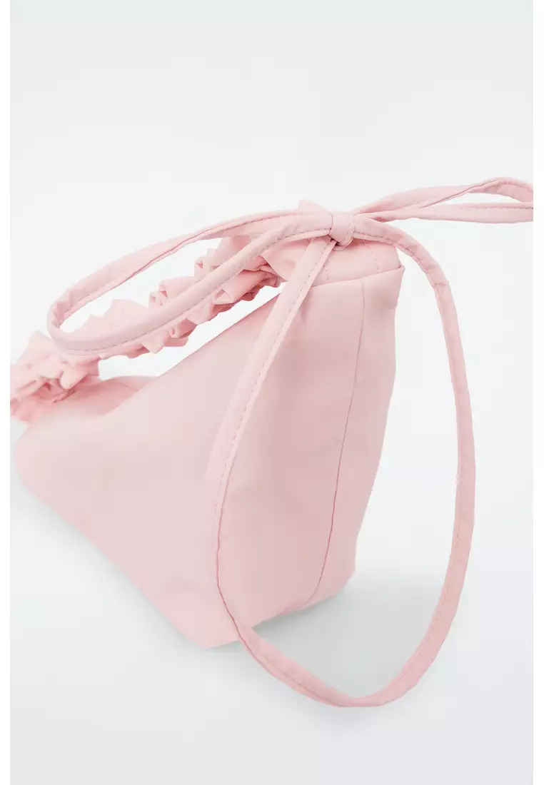 RUFFLE SHOULDER BAG