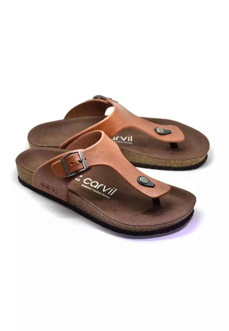 Carvil Sandal Pria Romeo-01 M Tan