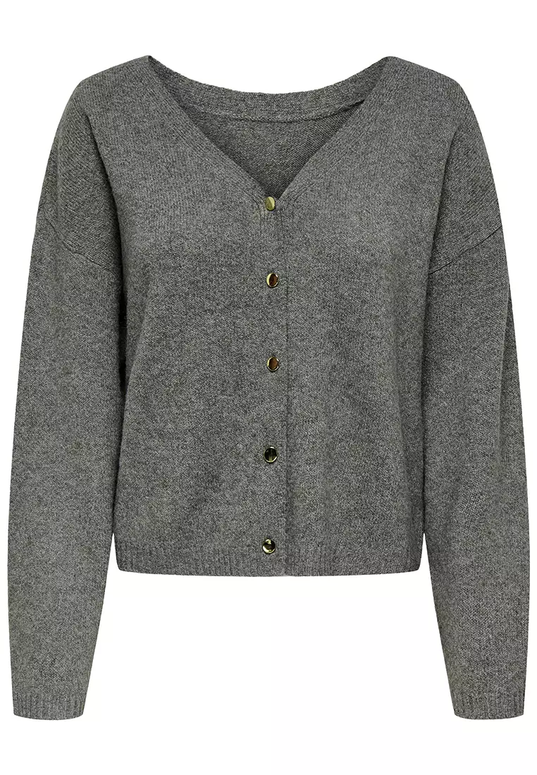 Brave Long Sleeves V-Neck Cardigan