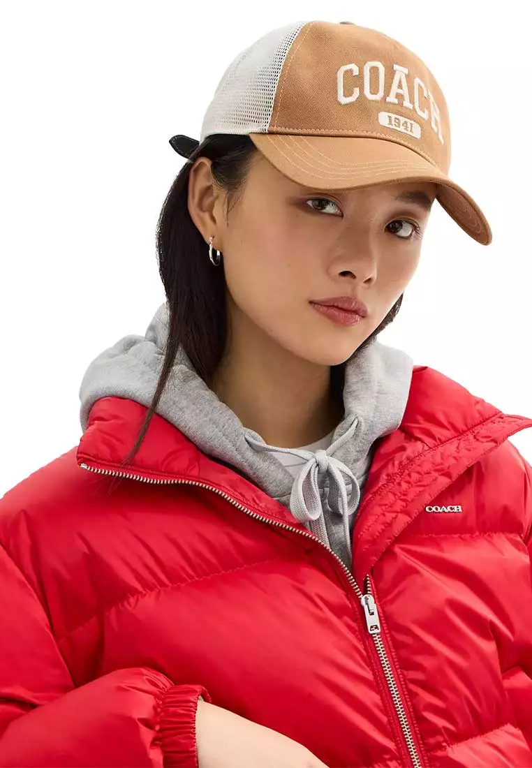 COACH Coach 1941 Varsity Trucker Hat Light Saddle CCN87 2026 | Buy