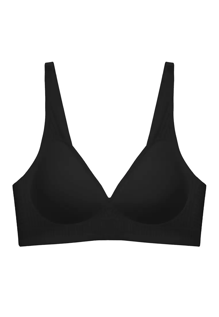 Zone Easy Non-Wired Padded Bra for Women- Black