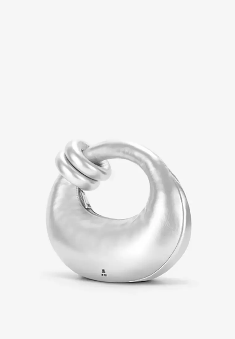 Abacus Top Handle Bag - Silver