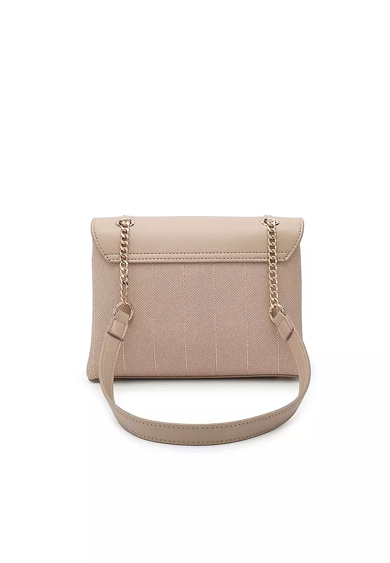 Women's Top Handle Bag / Sling Bag / Crossbody Bag (Tas Selempang / Tas Tangan) - Cokelat