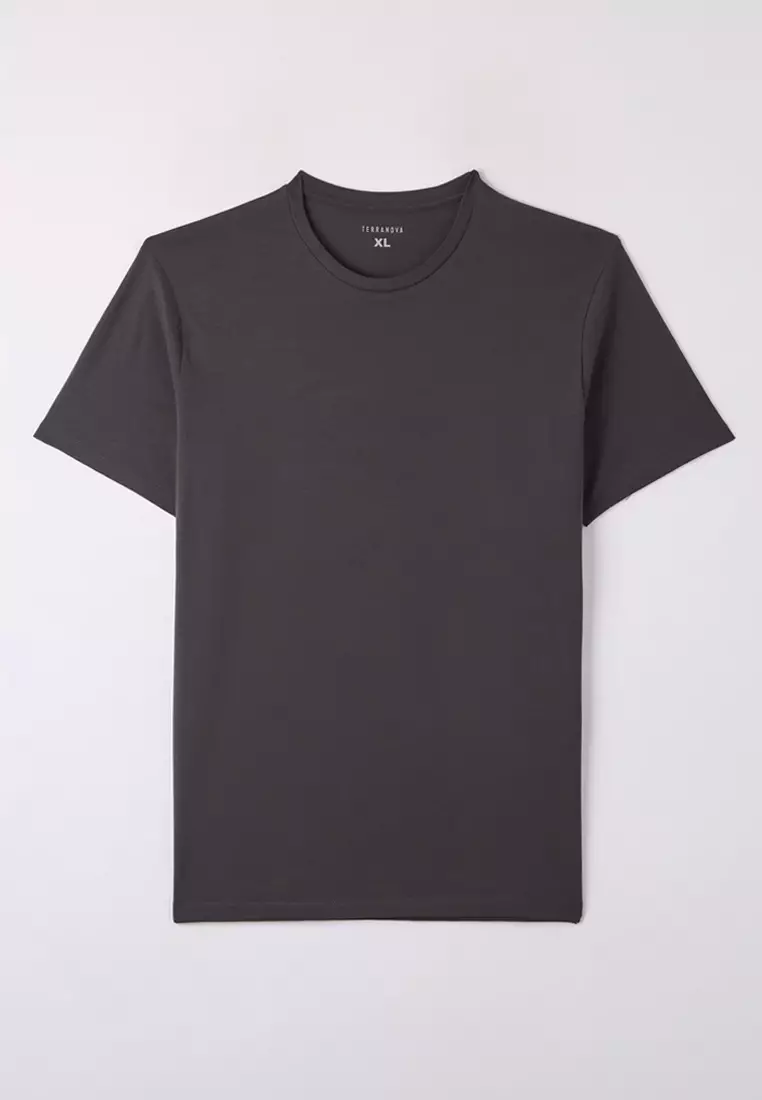 Buy Terranova Terranova Basic Model Crew Neck T-Shirt for Men 2023 ...