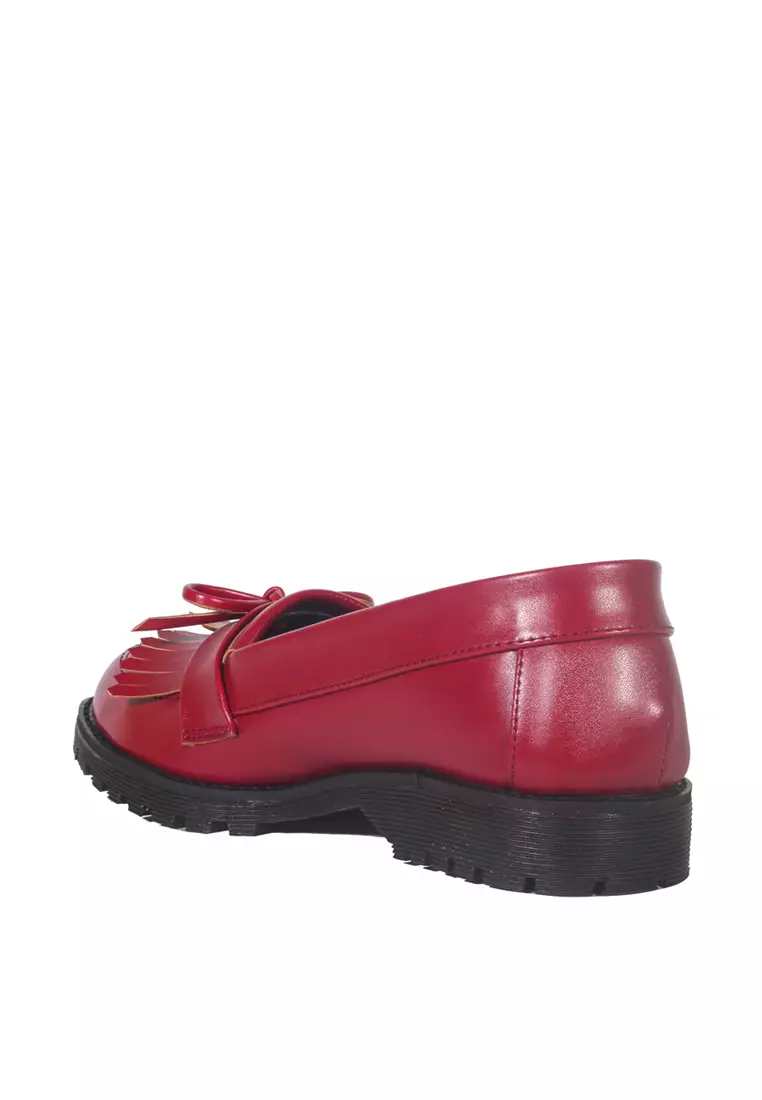 Victoria Maroon Pantofel Shoes