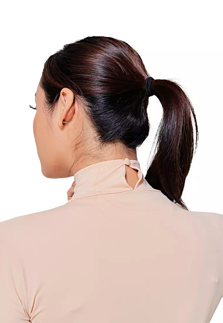 Inner Dress Turtleneck Long Sleeve in Beige