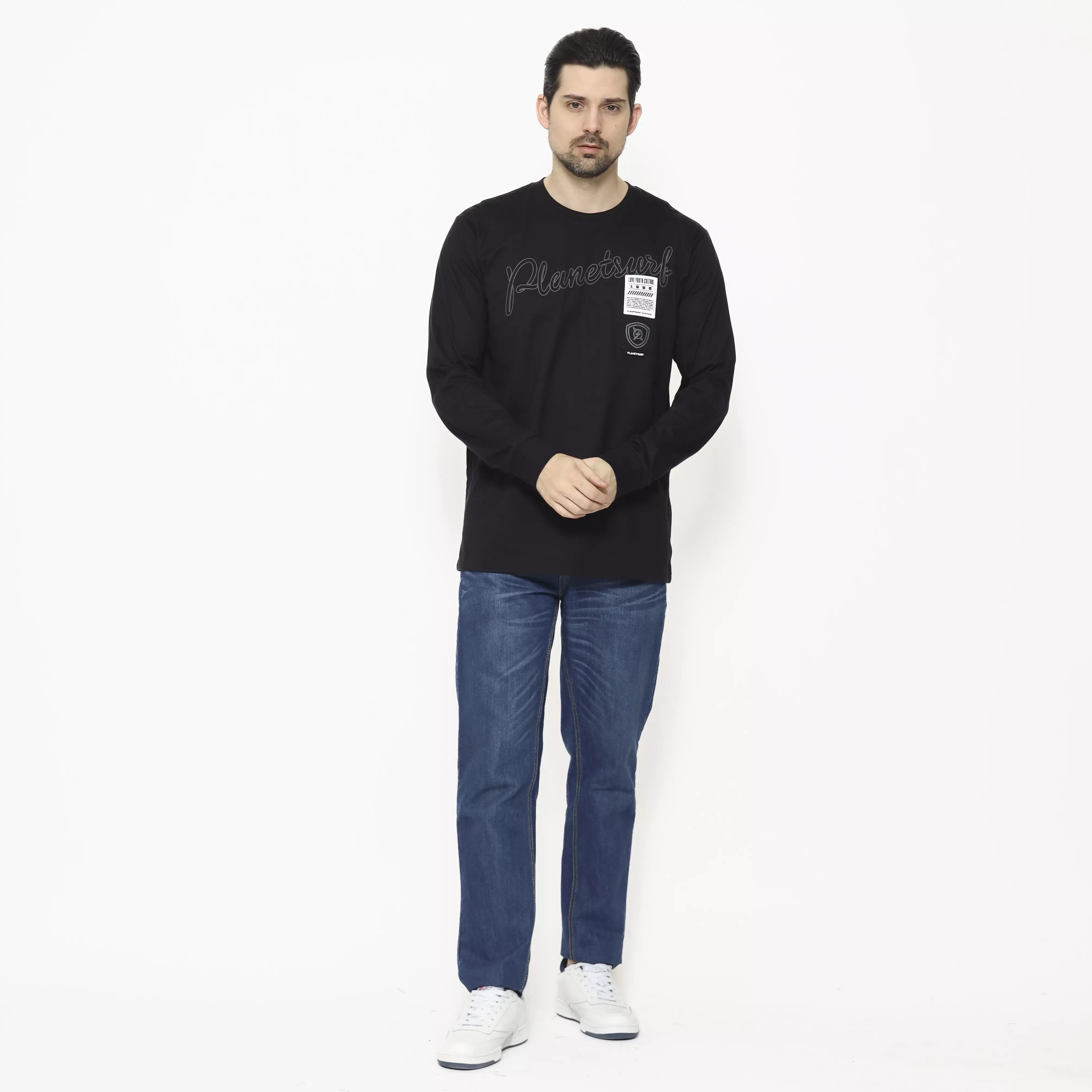 Planet Surf Clothing Kaos lengan panjang Pria Callie  Planet Surf