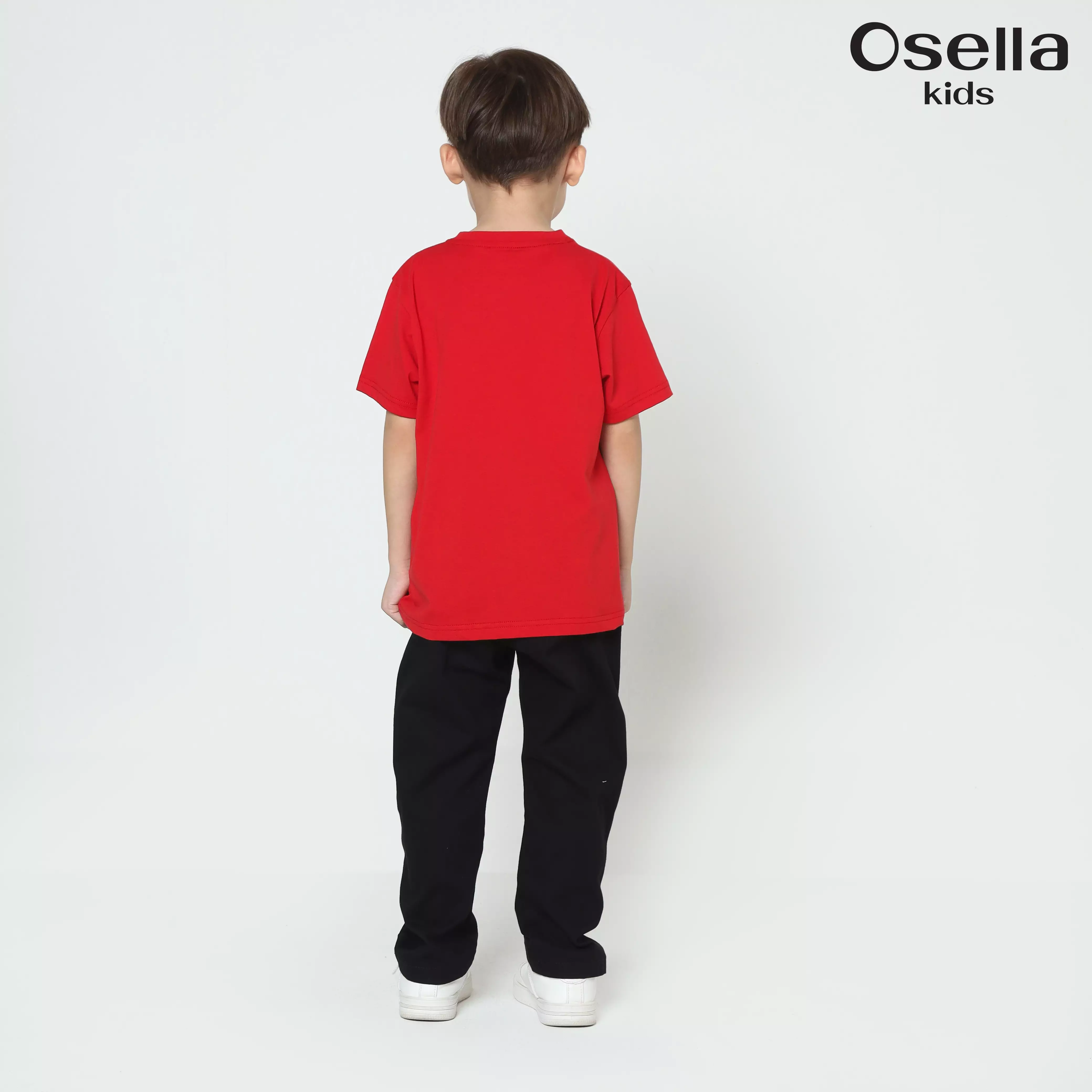 Osella World Champion Graphic T-Shirt In Red 2271500551 | Kaos Basic Lengan Pendek Anak Laki Laki