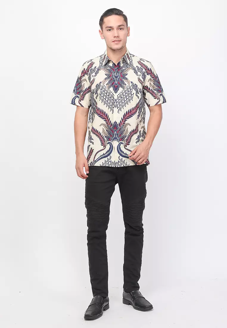 HEM PENDEK AKSA BATIK CARLOS CLARA REGULER FIT