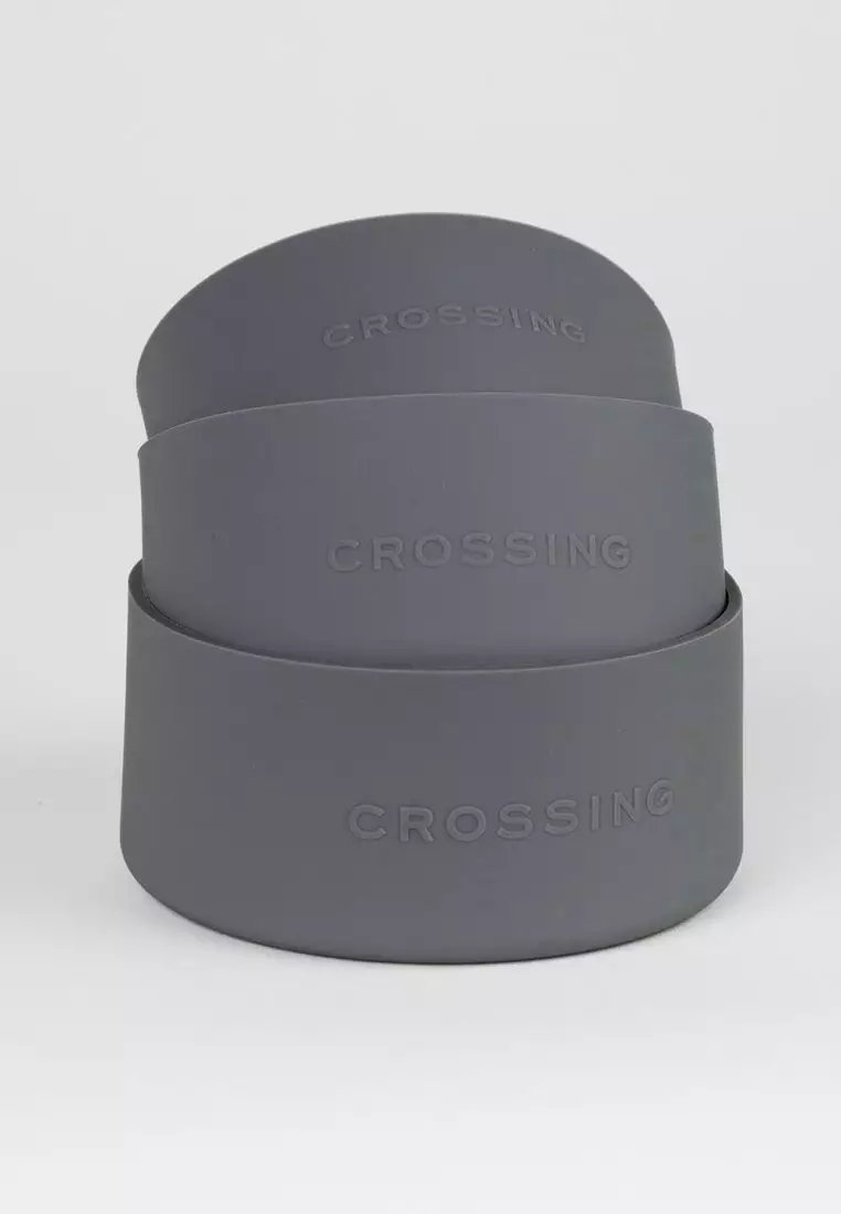 Crossing Silicone Water Bottle Boot - Fits Diameter 7-7.5cm (550ml) Blistered Pack - Gray