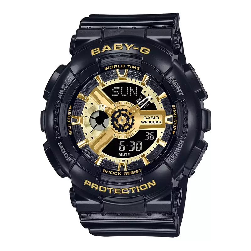 Baby g hitam sale
