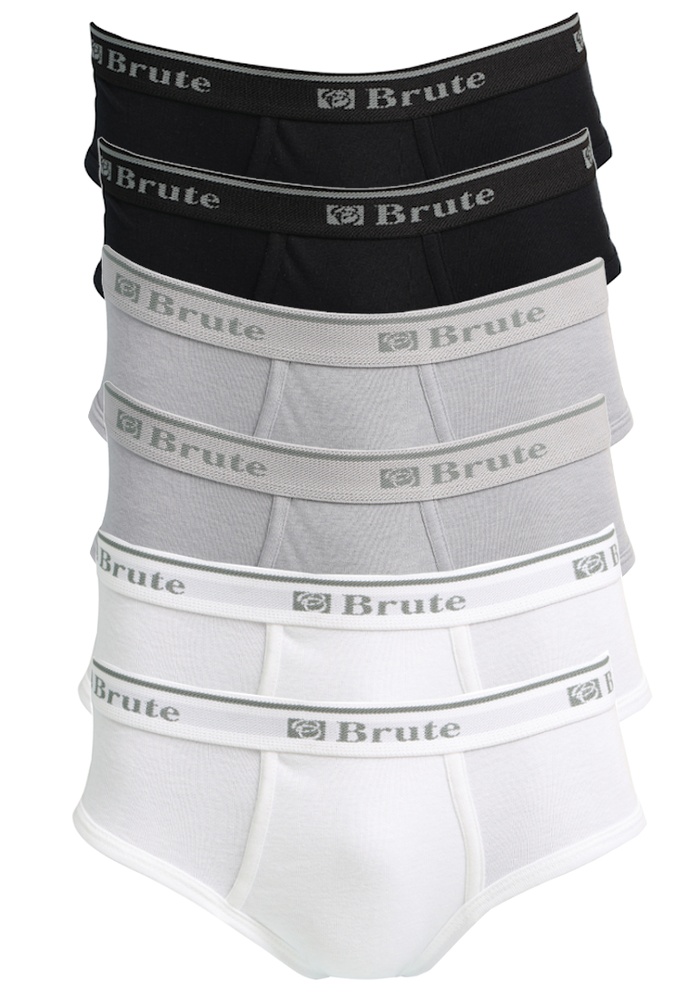 Buy BRUTE Classic Cotton Hipster Briefs Set of 6 2021 Online ZALORA