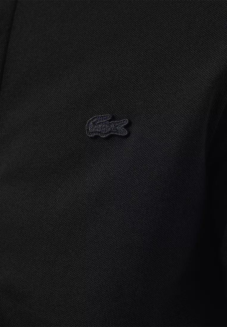 Men's Lacoste Paris Polo Shirt Regular Fit Stretch Cotton Piqué