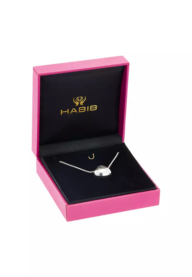 HABIB 925 Silver Necklace CJ-7-CL15