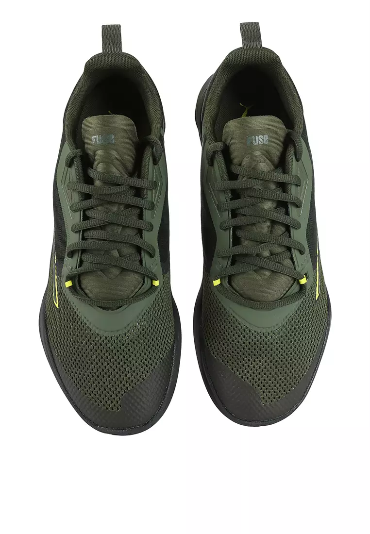 Puma ignite olive green clearance