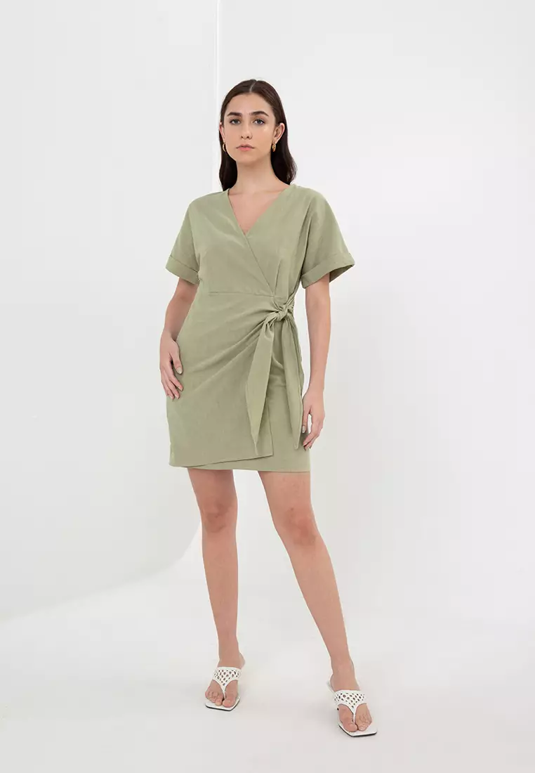 Zalora wrap dress on sale