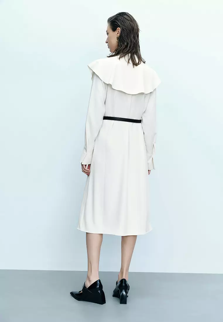 Standard Sleeve Crew Neck Skater Dresses