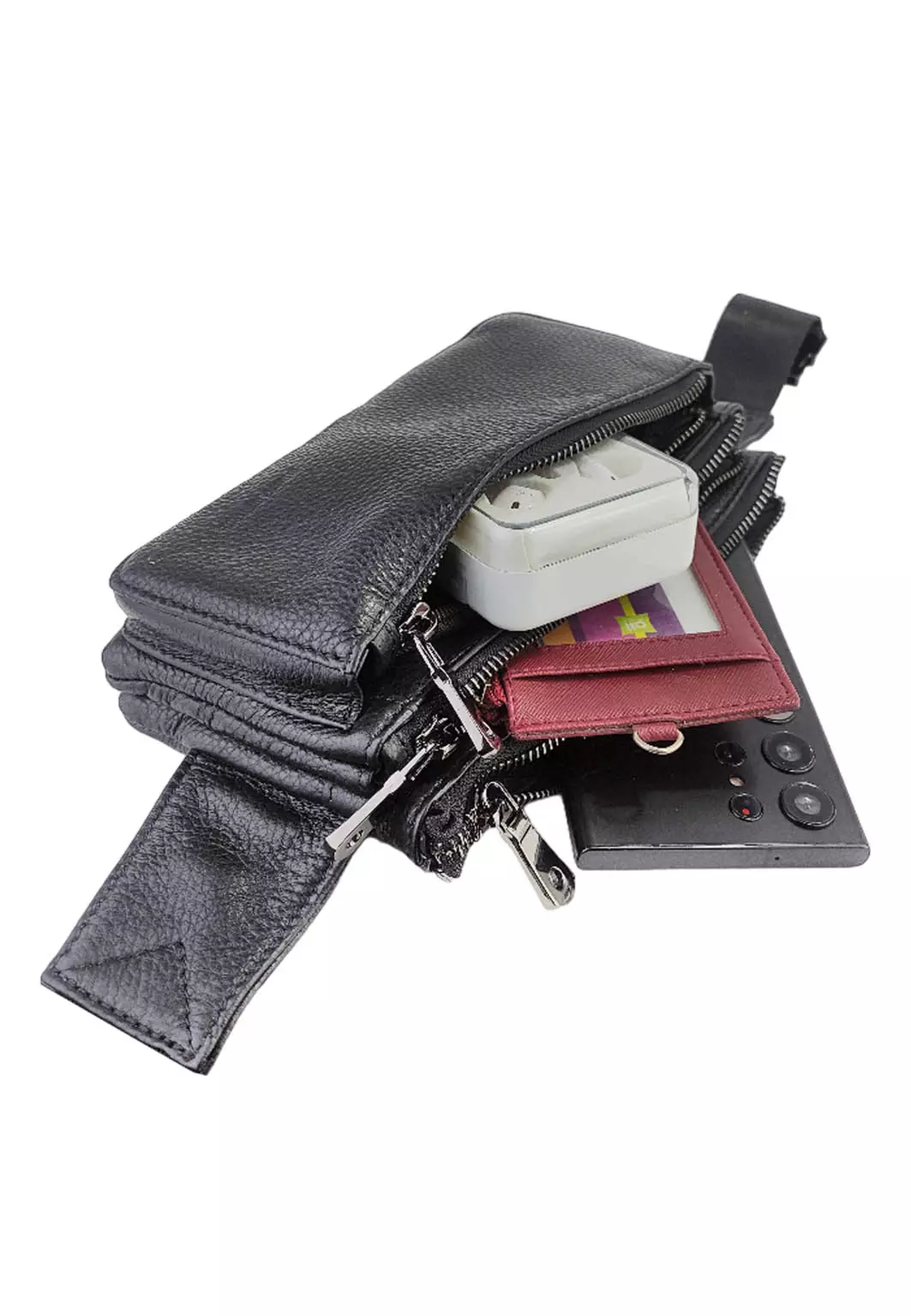 Pierre Cardin Waist Bag Tas Pinggang Kulit