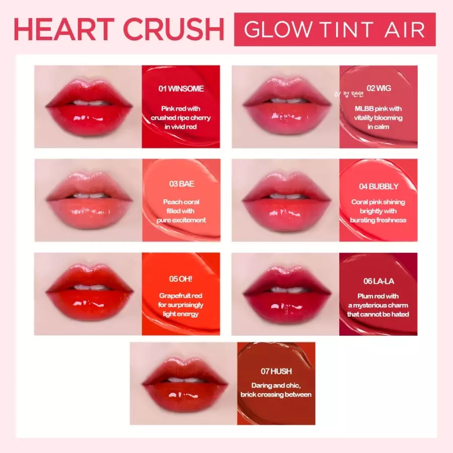 Holika Holika Heart Crush Glow Tint Air - 04 Bubbly