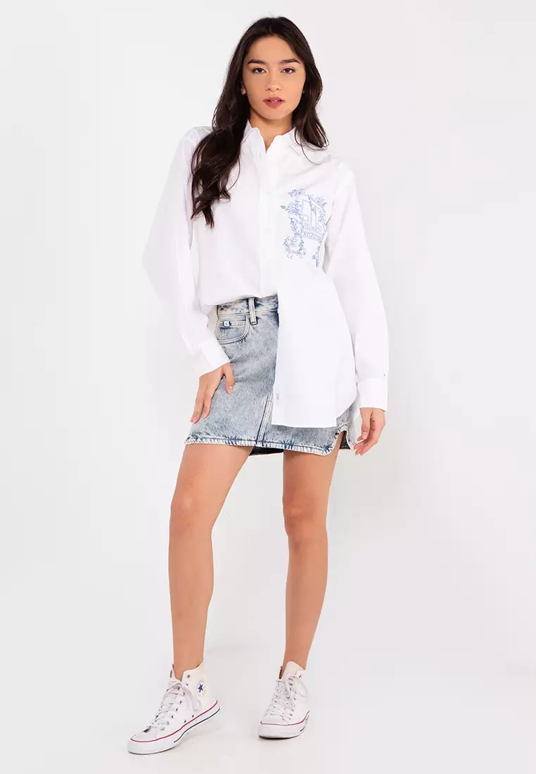 Tommy hilfiger 2025 oversized shirt