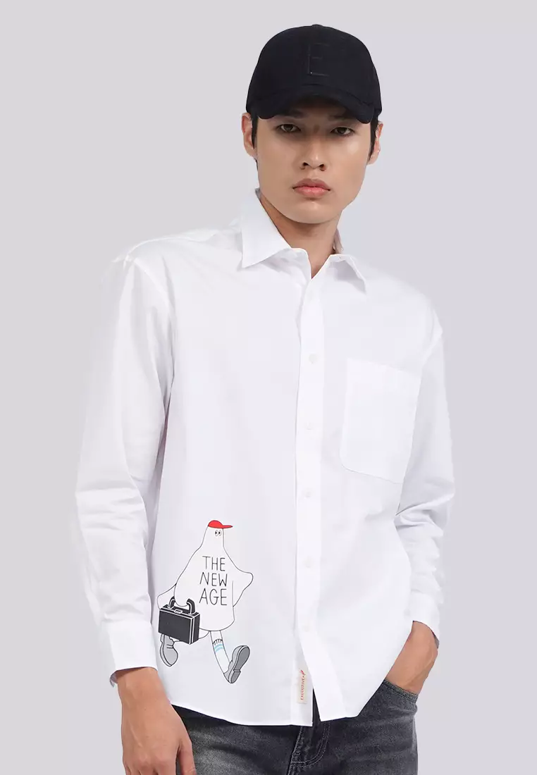 Executive x Ykha Amelz Oversized Long Sleeve Shirt