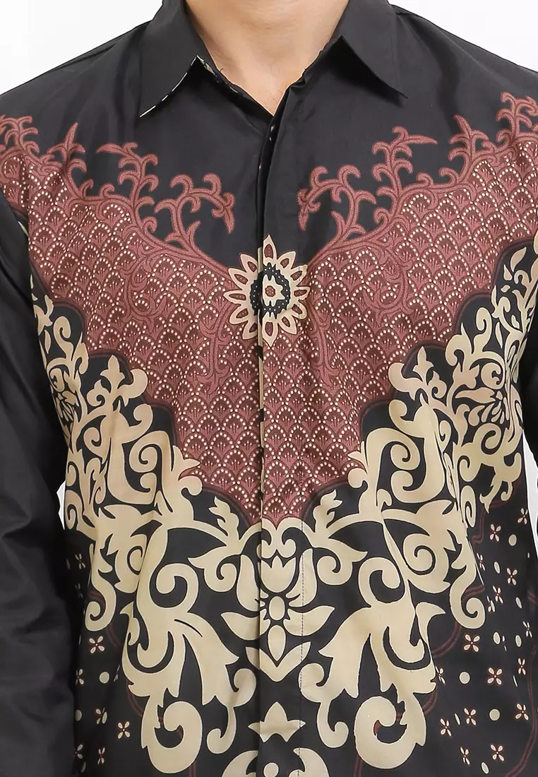 Danapati Kemeja Batik Exclusive Premium Pria Casual Modern Lengan Panjang