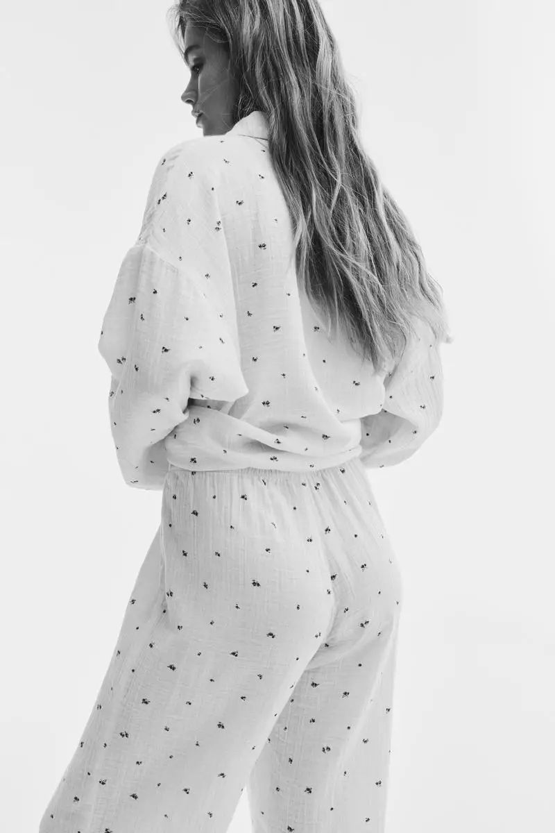 Cotton muslin pyjamas