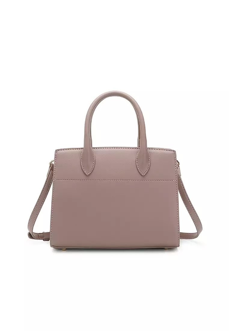 Women's Top Handle Bag / Sling Bag / Crossbody Bag - Old Rose