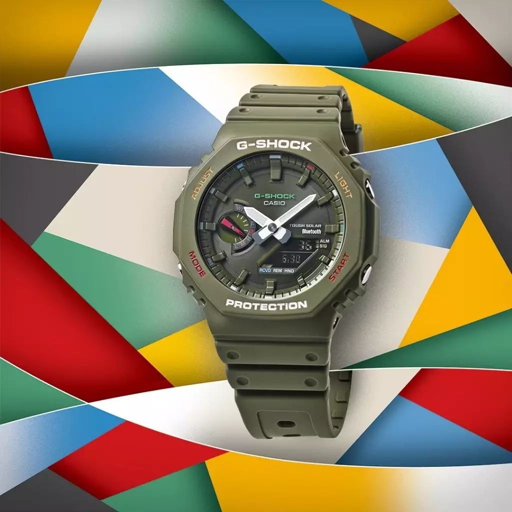 Casio G-Shock Jam Tangan Pria dengan format Analog Digital GA-B2100FC-3ADR