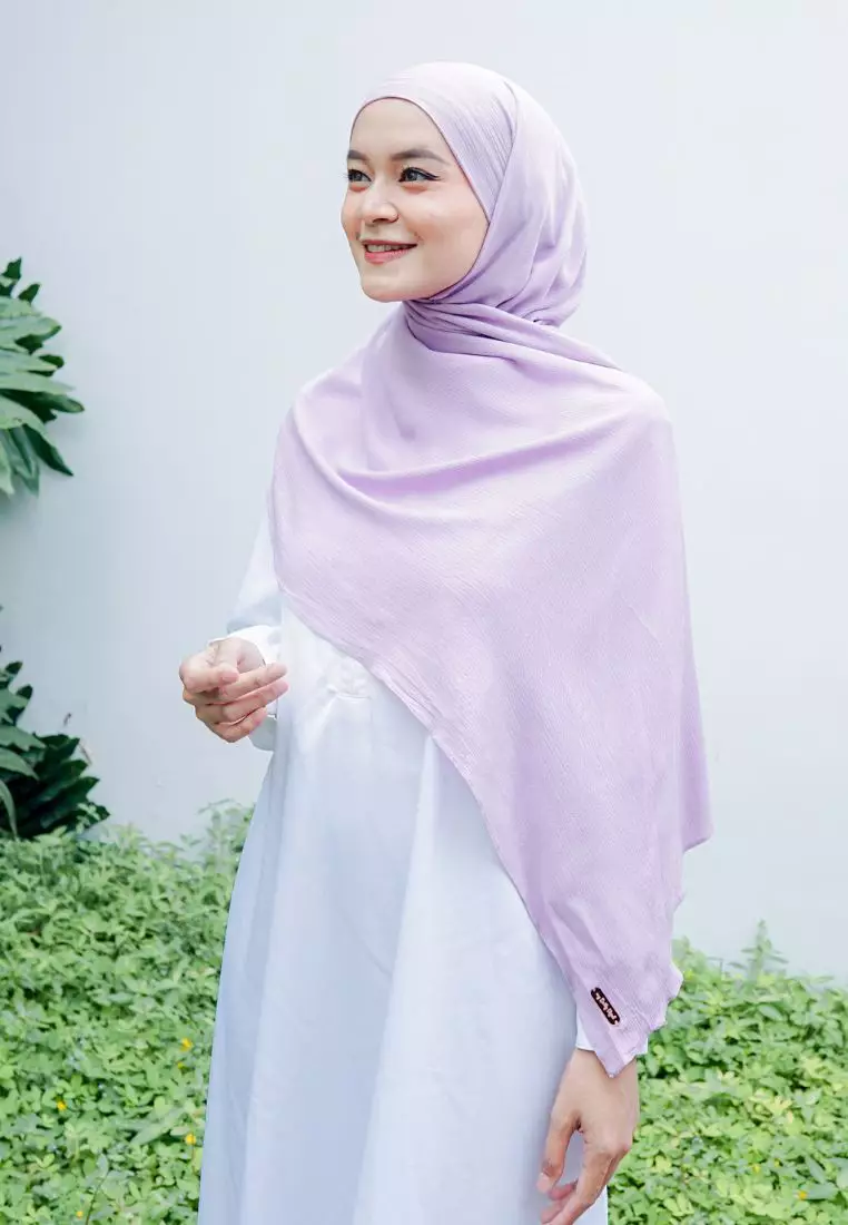 Pasmina Instan Organic Alia Lilac