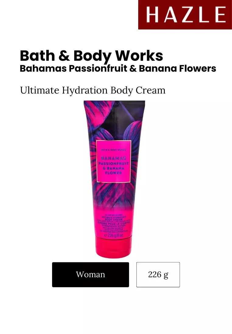 Bath & Body Works Bahamas Passionfruit & Banana Flower Ultimate Hydration Body Cream Woman 226 gr