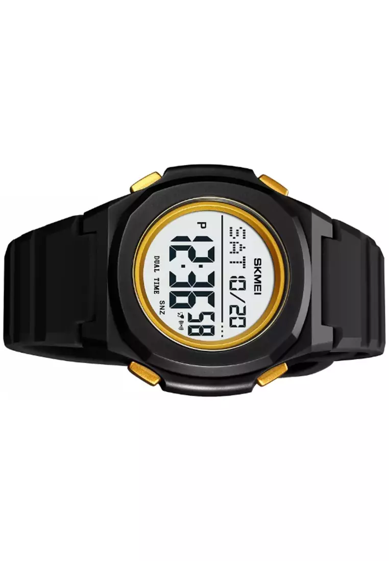 Jam Tangan Digital Pria Waterproof Many Function Strap Tali Material PU Silicone IR35 ORIGINAL